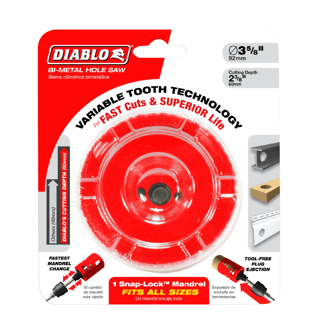 3-5/8 in. Bi-Metal Hole Saw DIABLO