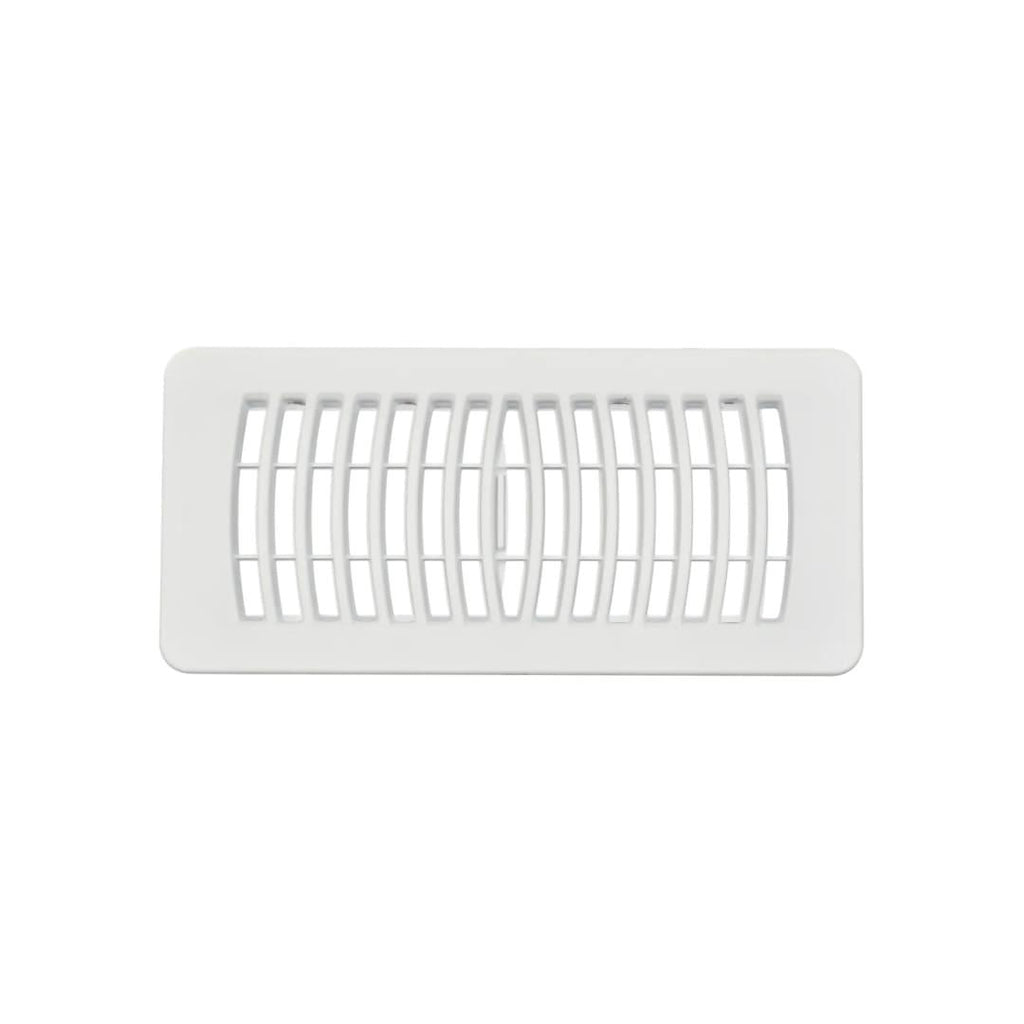 3" x 10" White Polystyrene Flat Top Floor Register - RG2146 - TESCO Building Supplies 