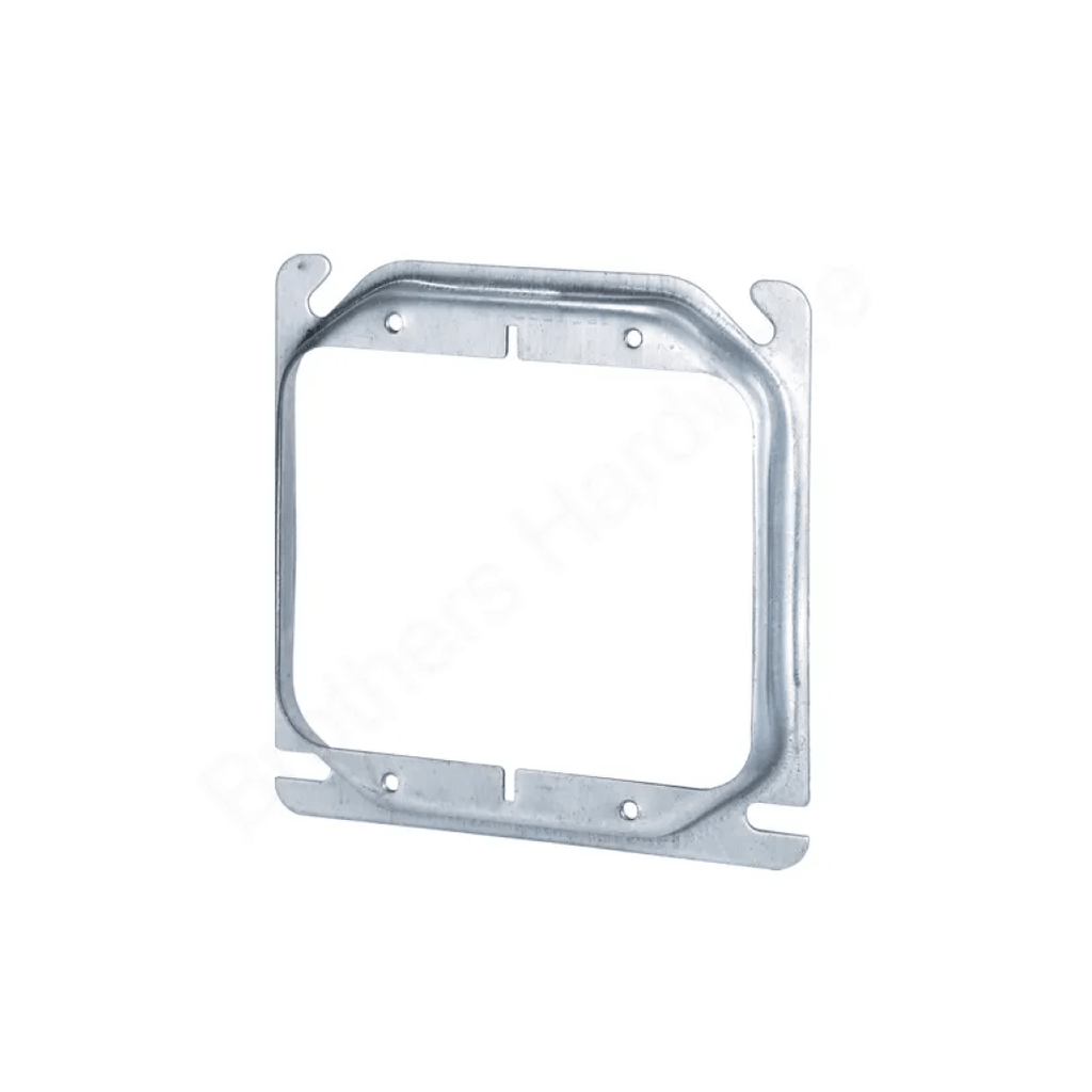 4" Square Plaster Ring 2 Gang Raised Device Electrical Box Cover - 52C17 - TESCO Building Supplies 