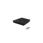 4″ x 4″ Black Aluminum Ornamental Pyramid Post Cap - PCP02 - TESCO Building Supplies 