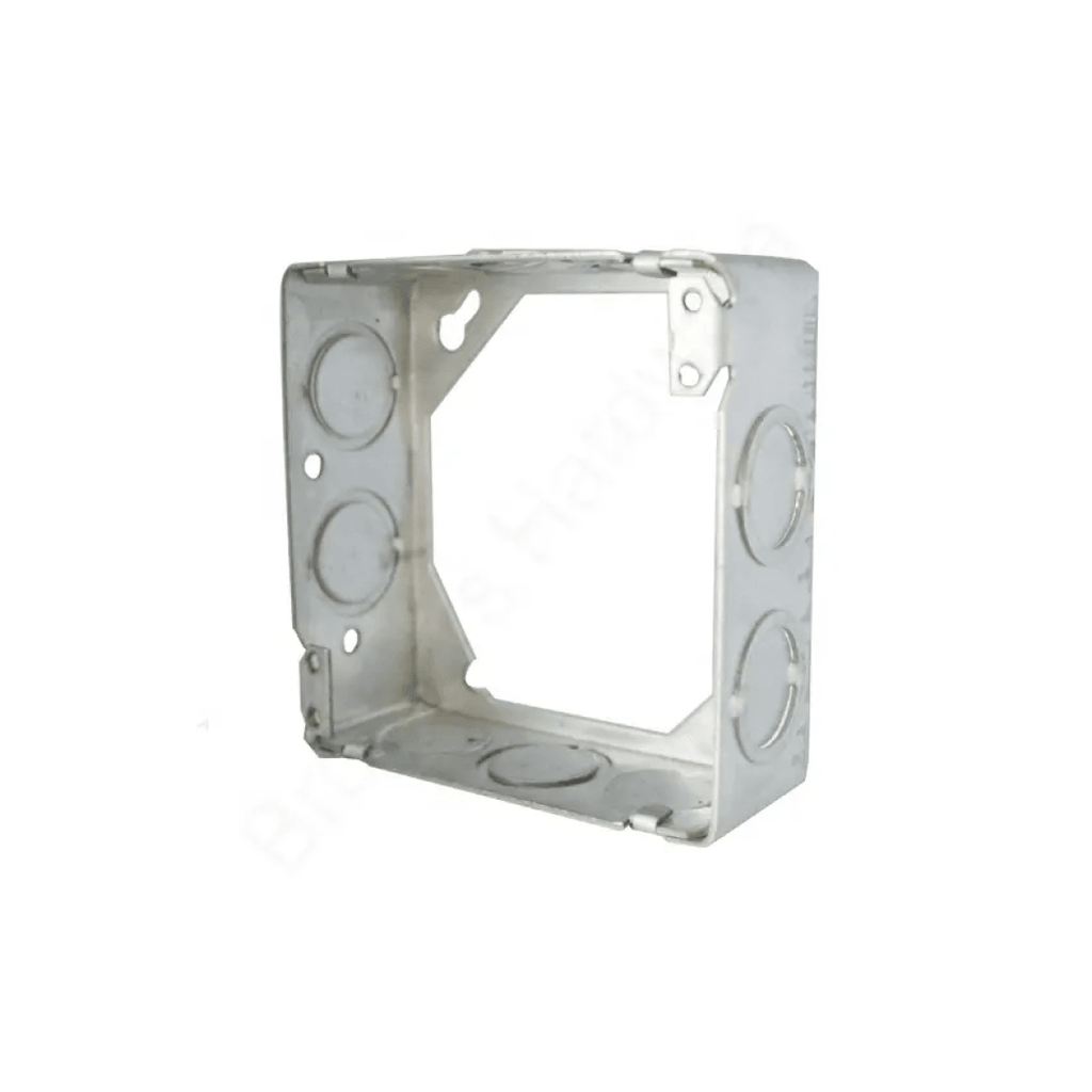 4"x 4" x 1-1/2" Square Galvanized Assembly Extension Electrical Box - 53151-K - TESCO Building Supplies 