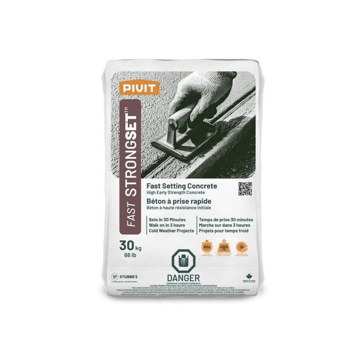 PIVIT™ FAST STRONGSET™ Fast Setting Concrete 30 kg (66 lb) – TESCO ...