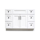 48" Hardwood Vanity Base With 4 / 6 Drawer - TESCO Building Supplies 