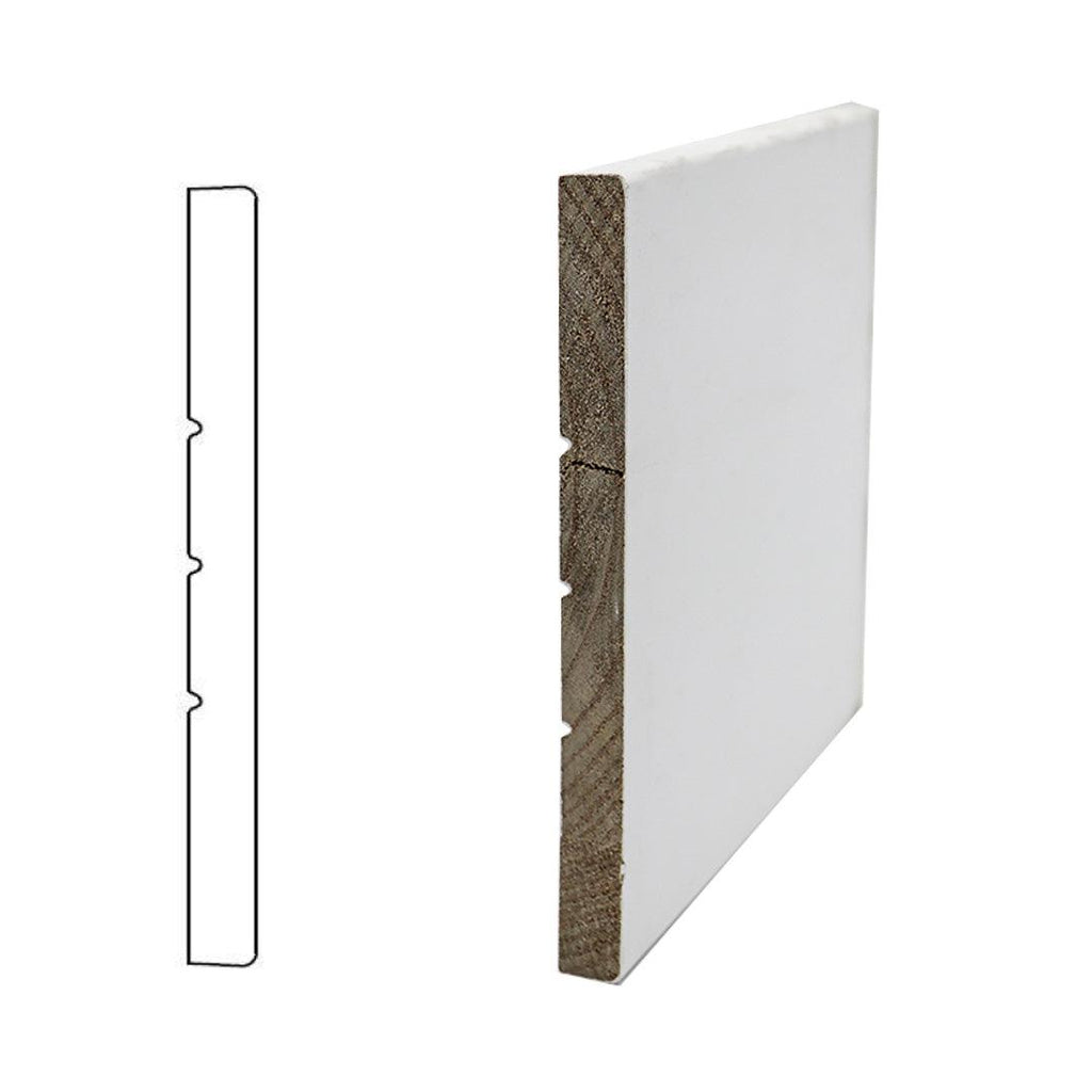 6-3/4" X 5/8" X 97-1/2" Flat Wood Door Jamb - F8-D TESCO Building Supplies