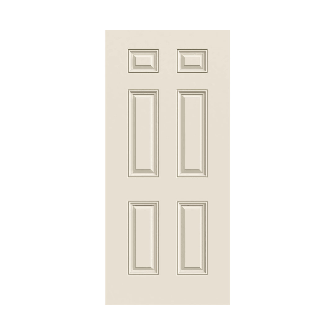 6 Panel Steel Exterior Entry Door JELD-WEN