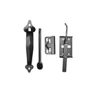 6″ Thumb Latch | Black Galvanized Steel - TL6BLK - TESCO Building Supplies 