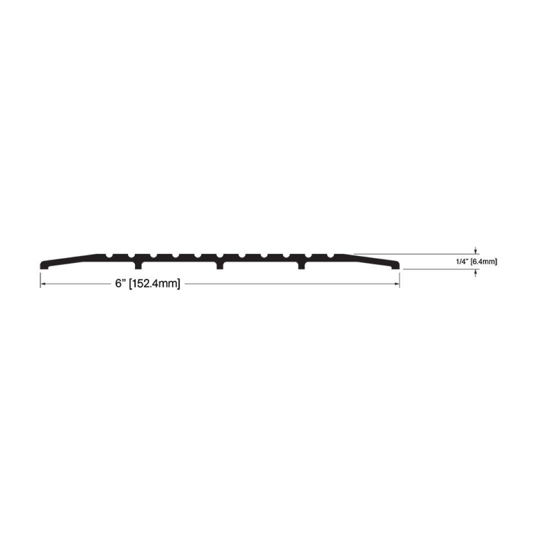 Crowder Frame KN Crowder CT-66 Threshold – 6” W x 1/4” H – TESCO Building Supplies