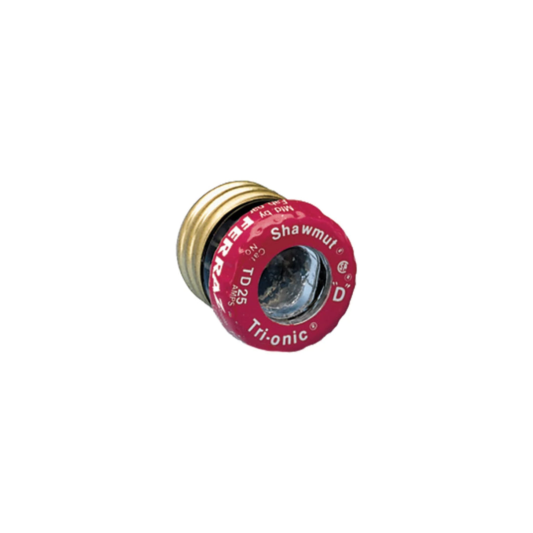 Fuse TD - Plug - Time-Delay 125VAC 25A Screw Visual Indicator – TESCO ...