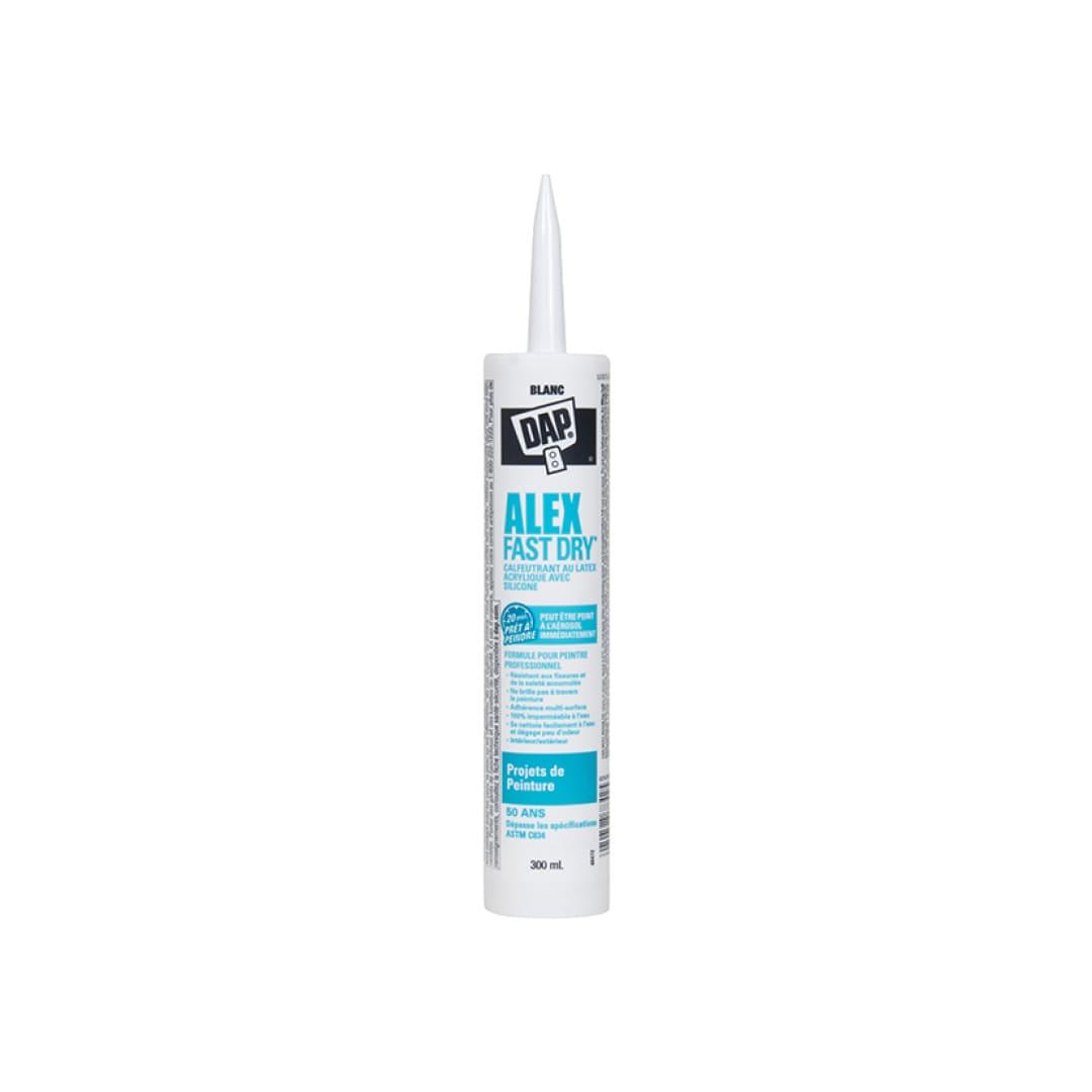 ALEX FAST DRY® Acrylic Latex Caulk Plus Silicone - TESCO Building Supplies 