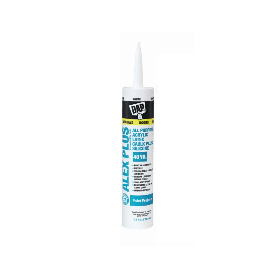 ALEX PLUS All-purpose Acrylic Latex Caulk Plus Silicone - TESCO Building Supplies 