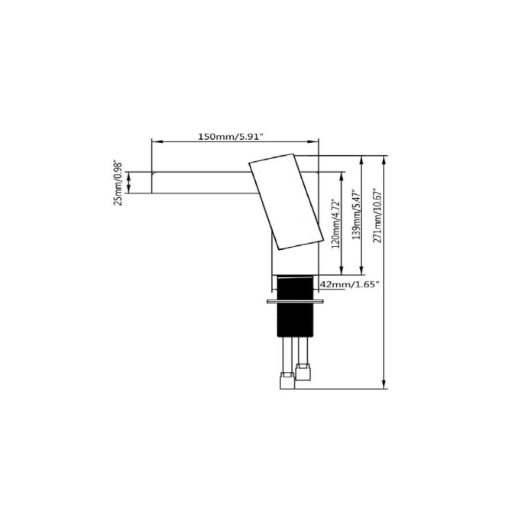 Bathroom Sink Faucet - F11101CP KODAEN INC.