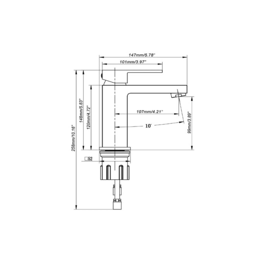 Bathroom Sink Faucet - F11123 KODAEN INC.