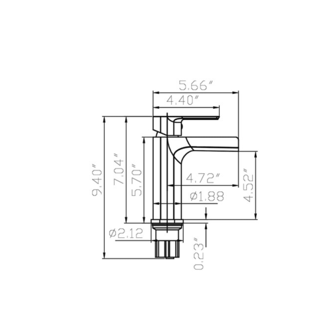 Bathroom Sink Faucet - F11126 KODAEN INC.