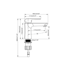 Bathroom Sink Faucet - F11150 KODAEN INC.