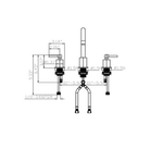 Bathroom Sink Faucet - F13104 KODAEN INC.