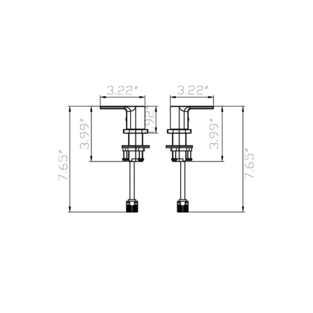 Bathroom Sink Faucet - F13127 KODAEN INC.