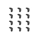 Black Galvanized Steel 2″ Decorative Rafter Clips (12 pcs) - RC2 - TESCO Building Supplies 