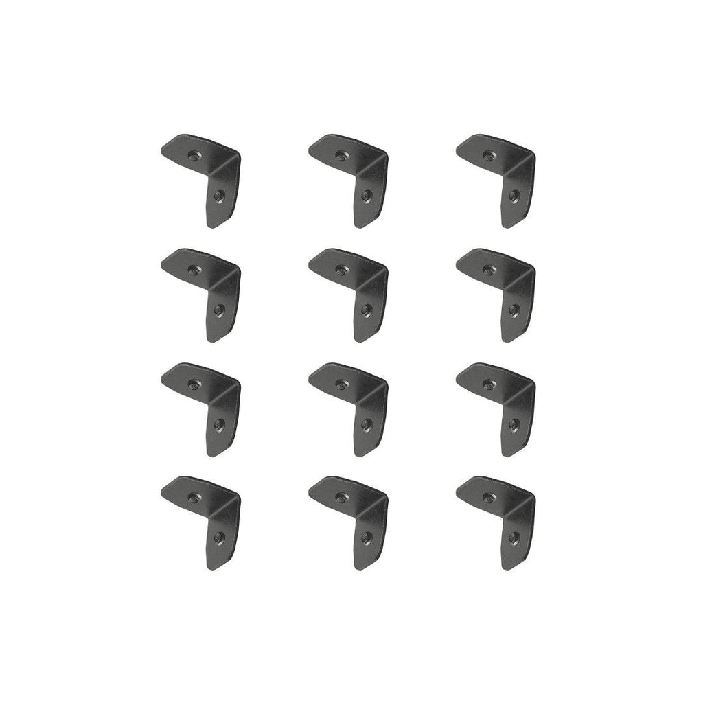 Black Galvanized Steel 2″ Traditional Rafter Clips (12 pcs) - RC3 - TESCO Building Supplies 