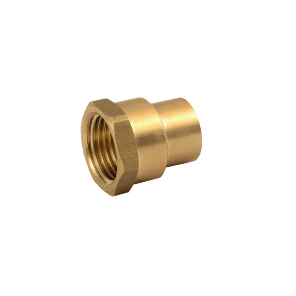 Brass Adapter 1" Female Sweat x 1" FPT - 6110833-BSFA - TESCO Building Supplies 