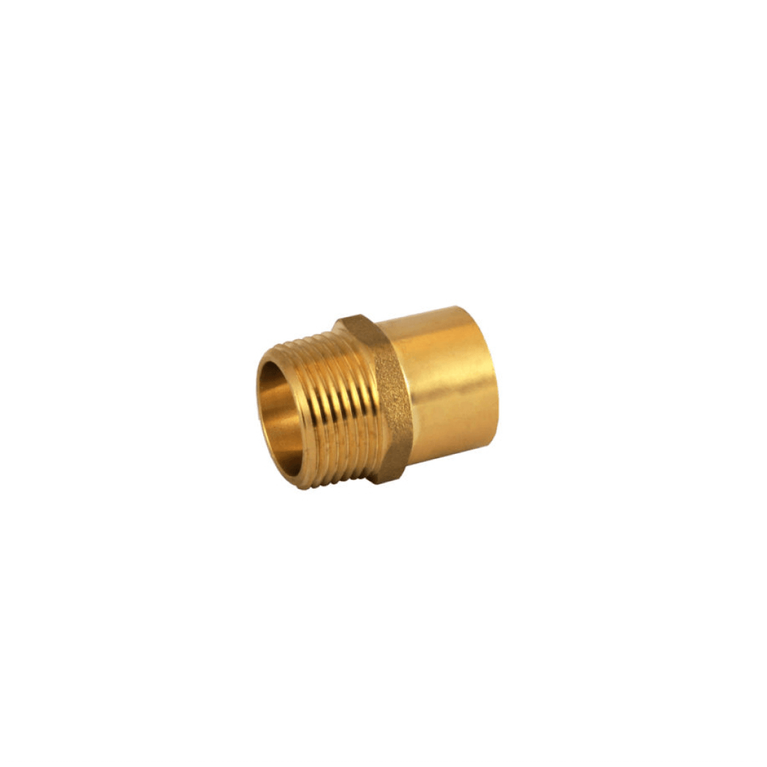 Brass Adapter 1" Female Sweat x 1" MPT - 6110733-BSMA - TESCO Building Supplies 