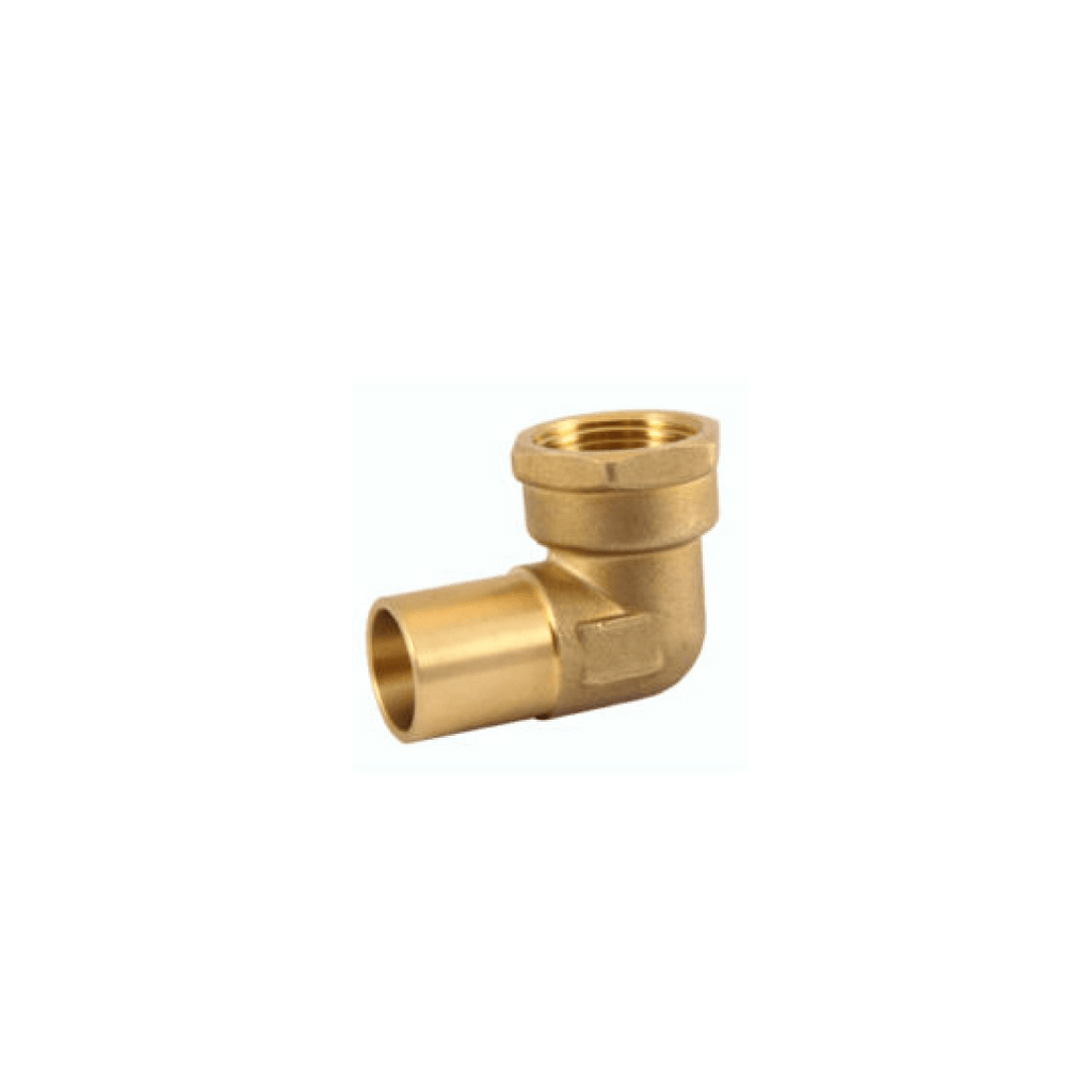 Brass Elbow 3/4" FPT x3/4" Male Sweat - - TESCO Building Supplies 