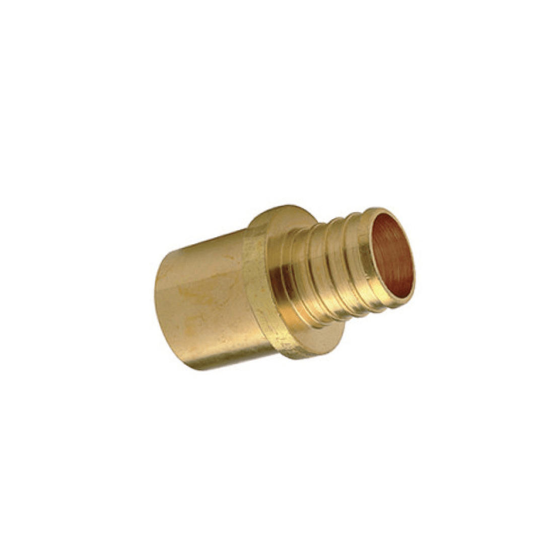 Brass Pex Adapter 1" Pex x 1" Male Sweat - 611533-BPSA - TESCO Building Supplies 