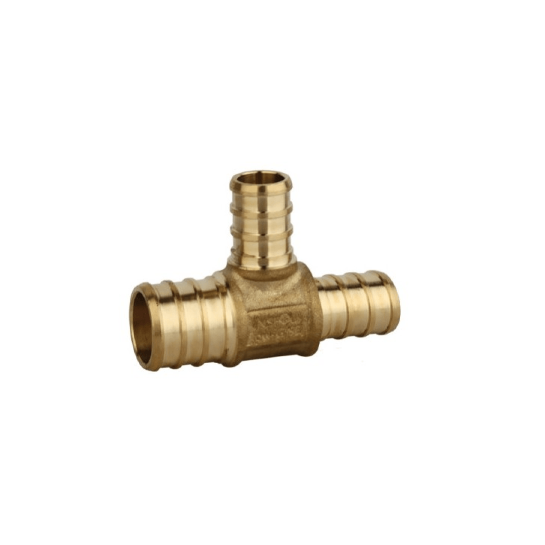 Brass Pex TEE 1" x 3/4" x 3/4" - 611322-BPT - TESCO Building Supplies 