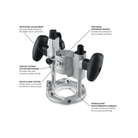 Colt 1.25 HP (Max) Variable-Speed Palm Router Combination Kit - GKF125CEPK - TESCO Building Supplies 