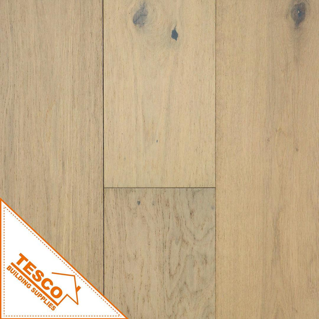 Engineered Hardwood Flooring - French Oak 7-1/2" X 3/4" 23.68sqft/box - TESCO Building Supplies 