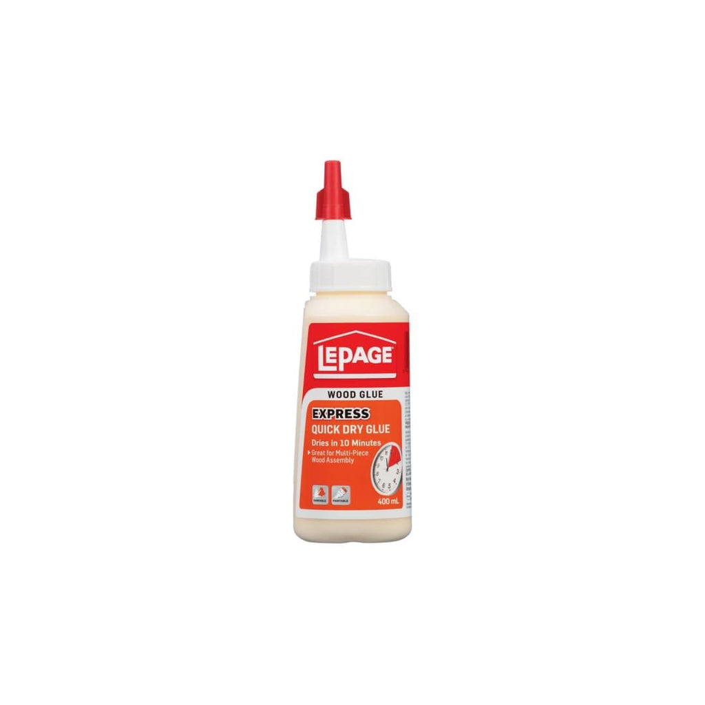 LePage Express Wood Glue Adhesive, Quick Dry, Interior, Dries