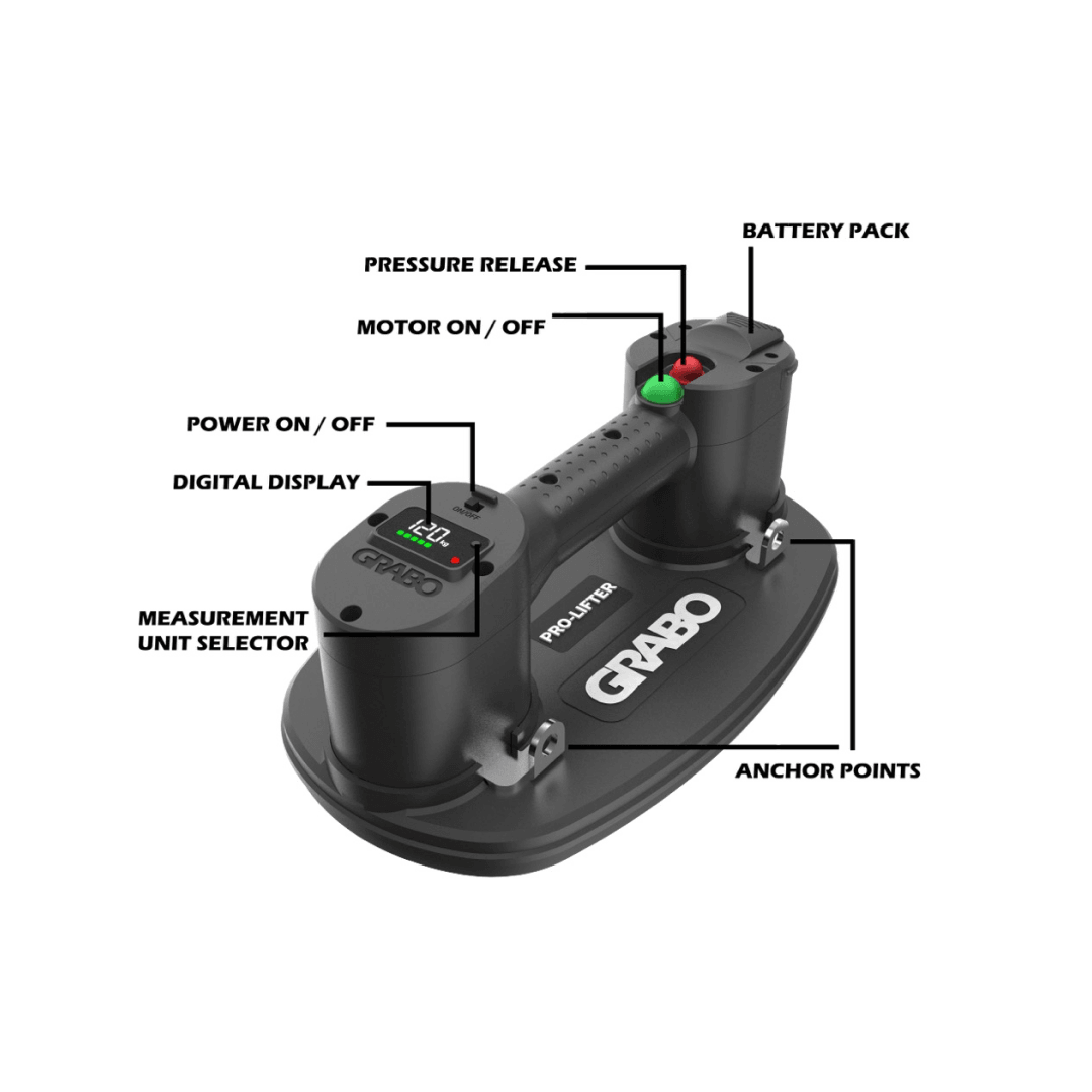 GRABO PRO-LIFTER 20 - Model: GP-1Li-FB-1S-HC GRABO