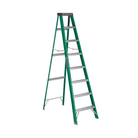 Heavy-Duty Fibreglass Stepladder 8ft Type 2 225 lb - FS4008 - TESCO Building Supplies 