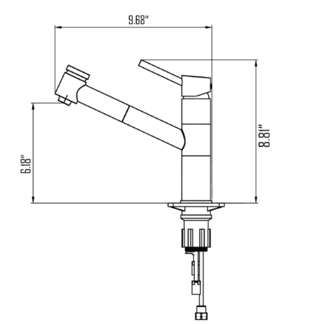 Kitchen Faucet - F24131MBC KODAEN INC.