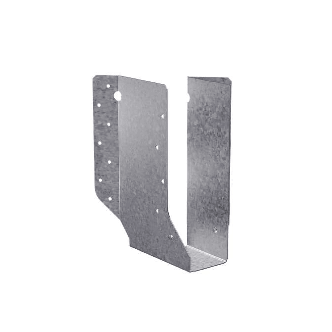 Left Skewed U-Shaped Hanger Z 1-9/16" x 5" ZMAX® Galvanized - SUR26Z - TESCO Building Supplies 