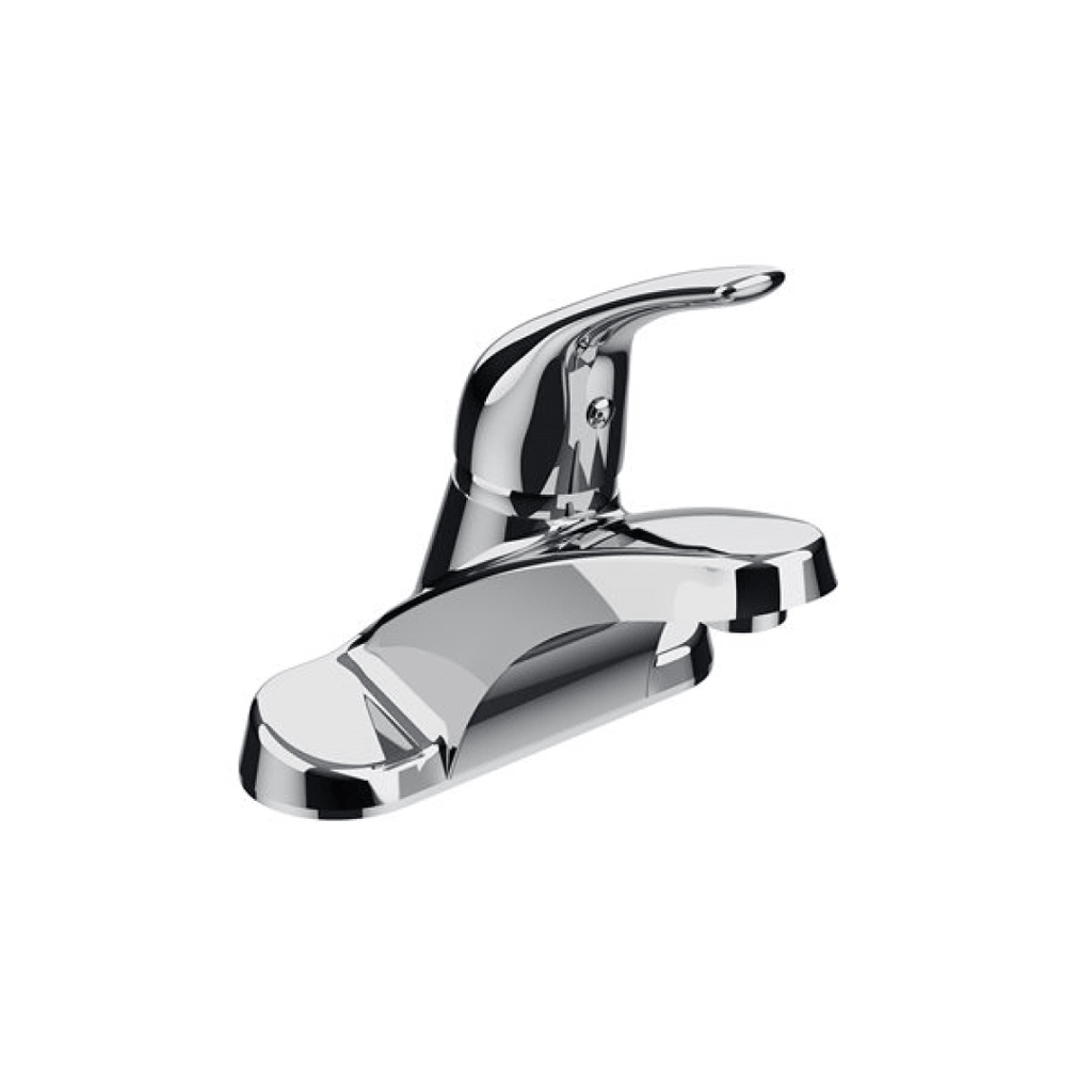 Low Arc Bathroom Faucet 1-Handle Chrome Plated - TESCO Building Supplies 