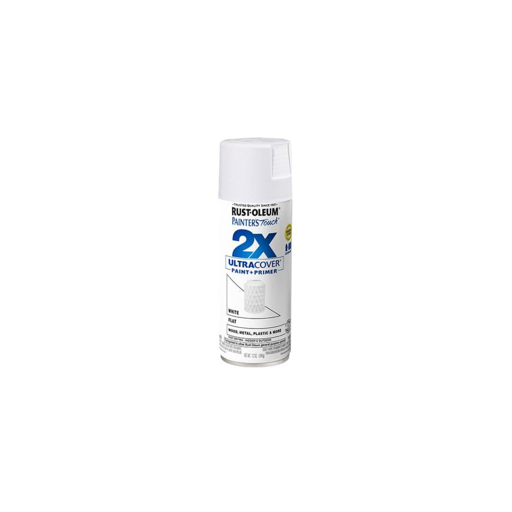 Painter's Touch® 2x Ultra Cover® Spray Paint - Flat White - TESCO Building Supplies 