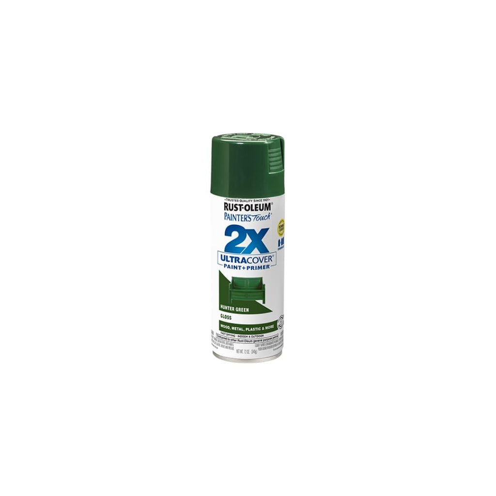 Painter's Touch® 2x Ultra Cover® Spray Paint - Gloss Hunter Green - TESCO Building Supplies 