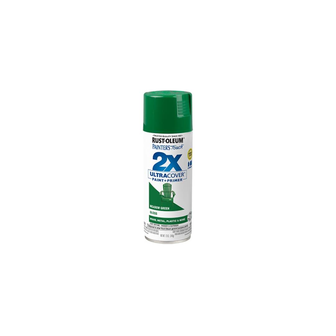 Painter's Touch® 2x Ultra Cover® Spray Paint - Gloss Meadow Green - TESCO Building Supplies 