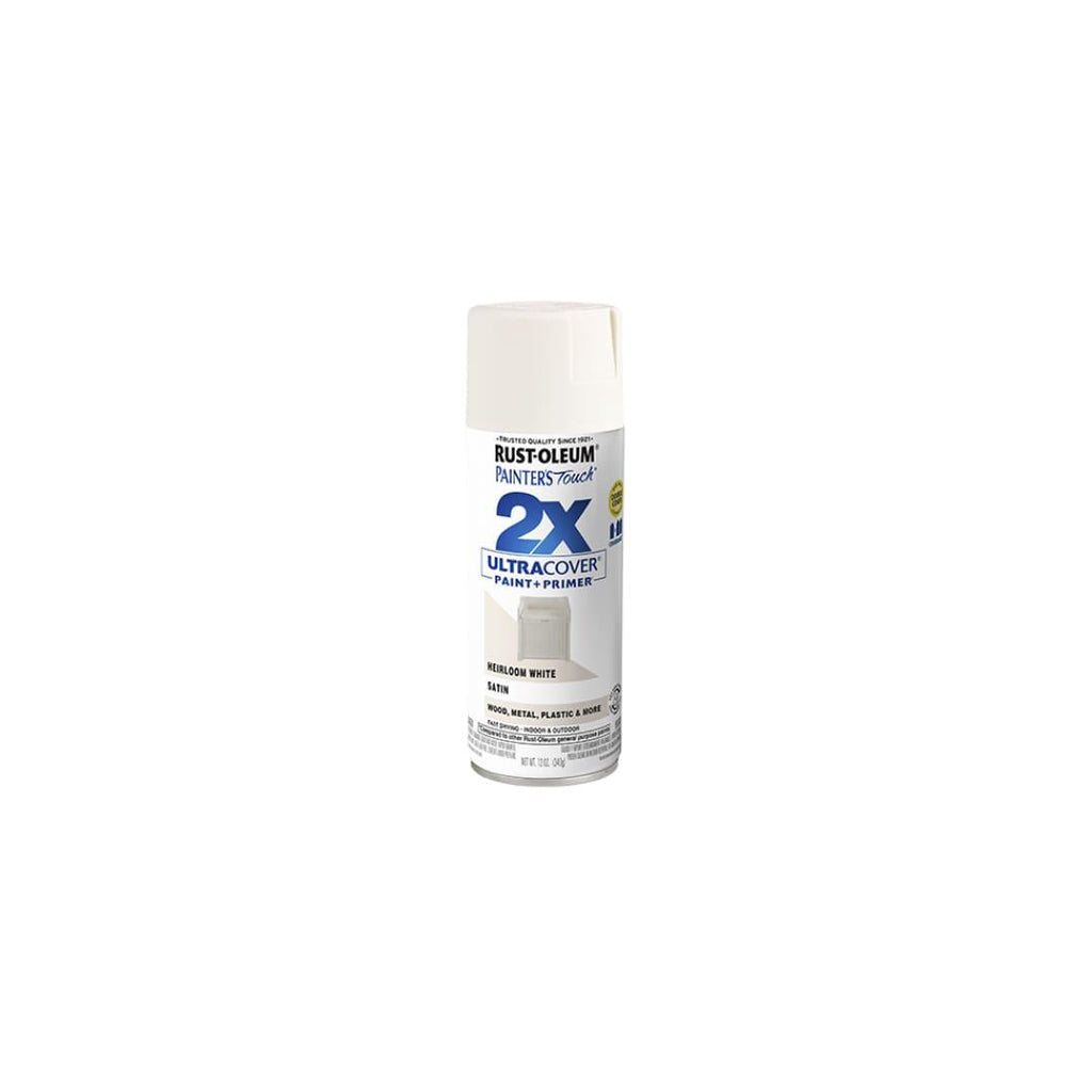 Painter's Touch® 2x Ultra Cover® Spray Paint - Satin Heirloom White - TESCO Building Supplies 