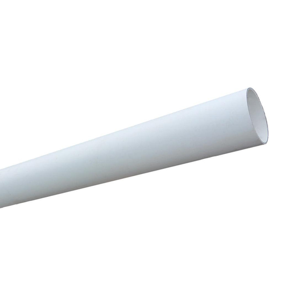 PVC 4" x 10ft Solid Sewer White Pipe IPEX