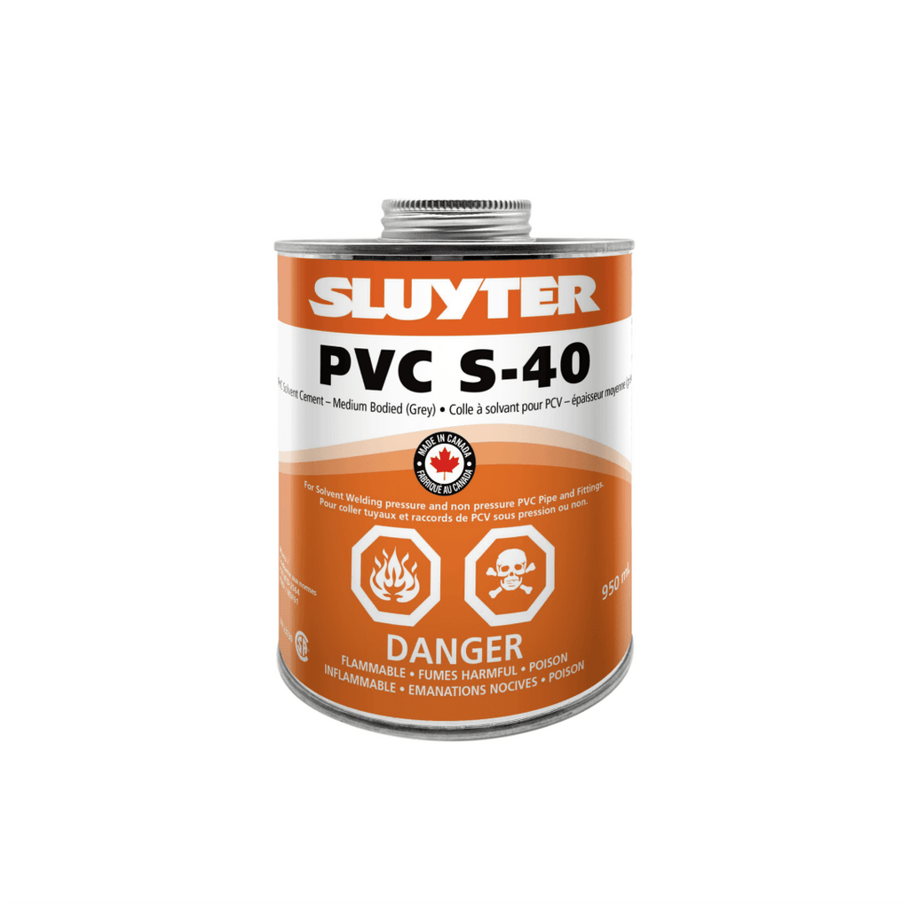 PVC S-40 Plumbing Solvent Cements (Grey) - TESCO Building Supplies 