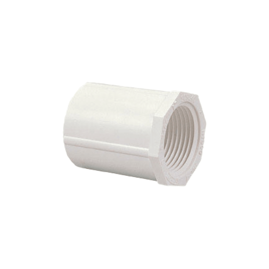 PVC Schedule 40 SCH40 Female Fitting Adapter Slip x FIPT - 435 - TESCO Building Supplies 