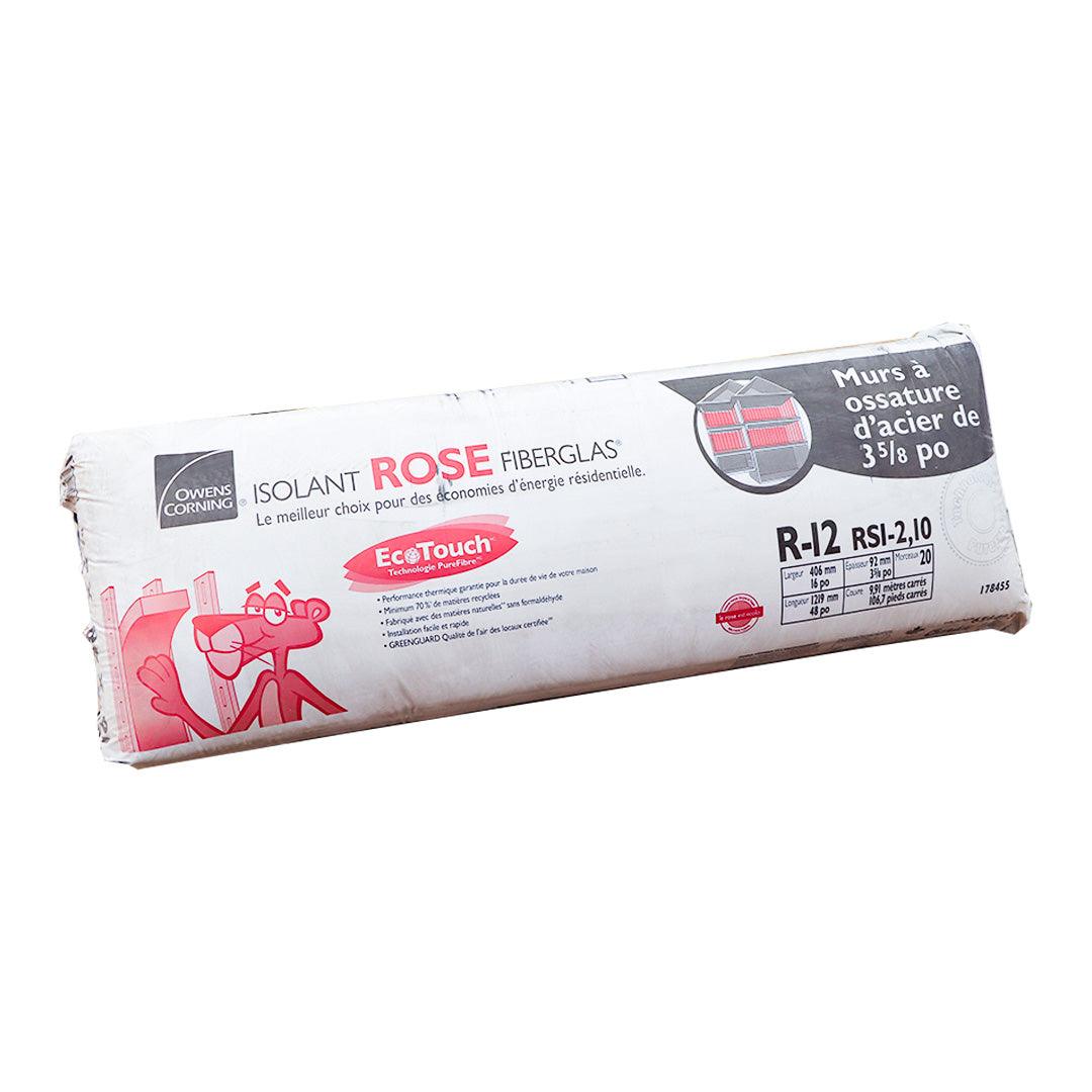 R12 15" X 47" Pink Next Gen™ Fiberglas® Steel Insulation 97.9sf/Bag - TESCO Building Supplies 