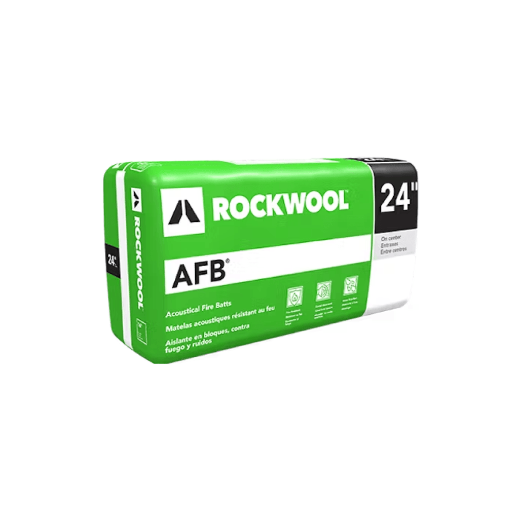 Rockwool AFB® 3" X 24" X 48" Acoustic Fire Batt Insulation 64sf/Bag ROCKWOOL