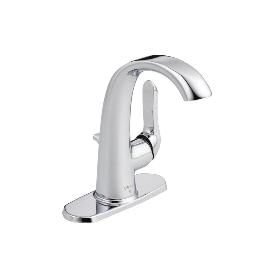 Single Handle Bathroom Faucet In Chrome - 15714LF-ECO - TESCO Building Supplies 