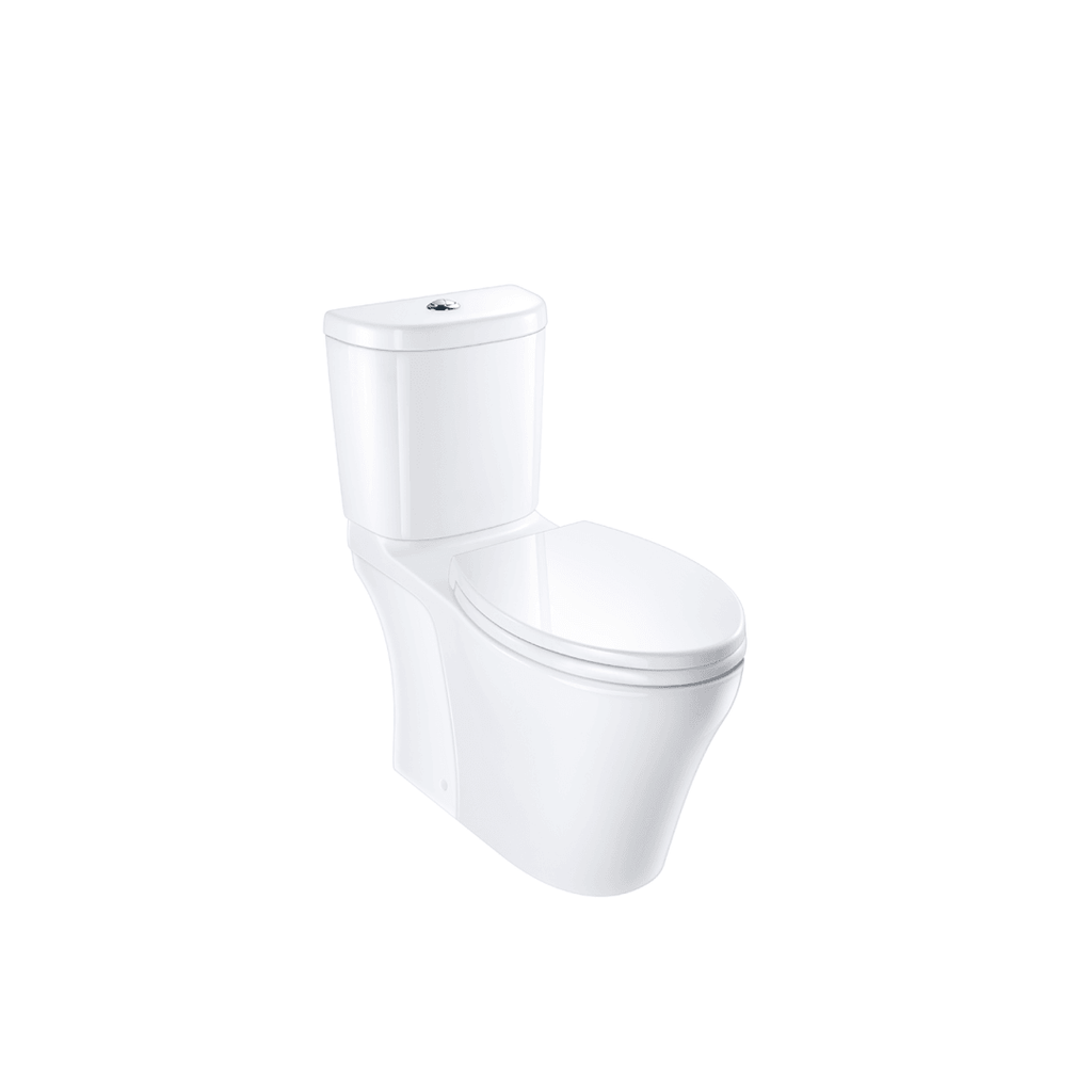 Somerton Smart Easy Height Elongated Dual Flush Toilet - TESCO Building Supplies 
