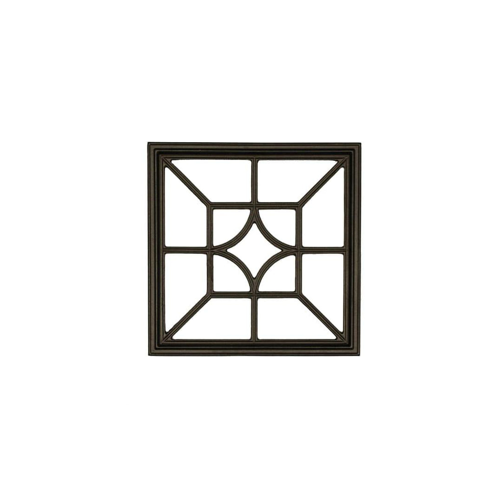 Square/Diamond Black Cast Aluminum Fence & Gate Insert – 15″ x 15″ - ACW54 - TESCO Building Supplies 