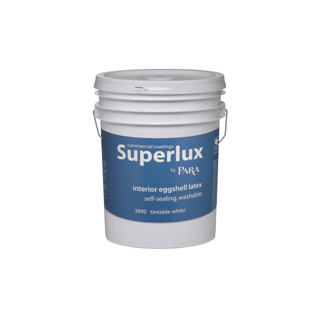 Superlux Eggshell Interior White Paint - 3890 PARA