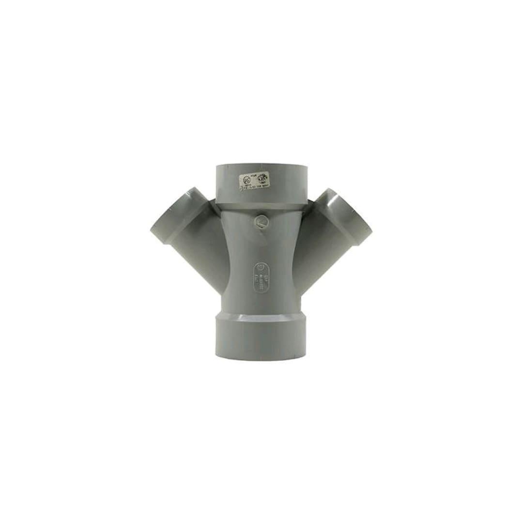 System 15 PVC DWV Fitting Double Wye H X H X H X H - TESCO Building Supplies 