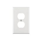 Thermoplastic Nylon 1-Gang Duplex Outlet/Receptacle Wallplate - PJ8-W Leviton